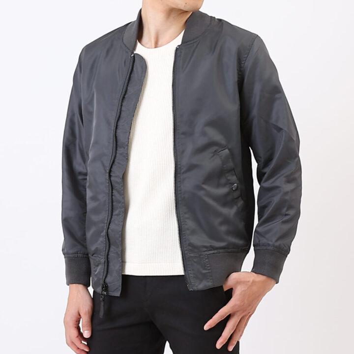 MA-1ジャケット グレー