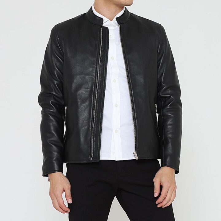 ラムレザーブルゾン