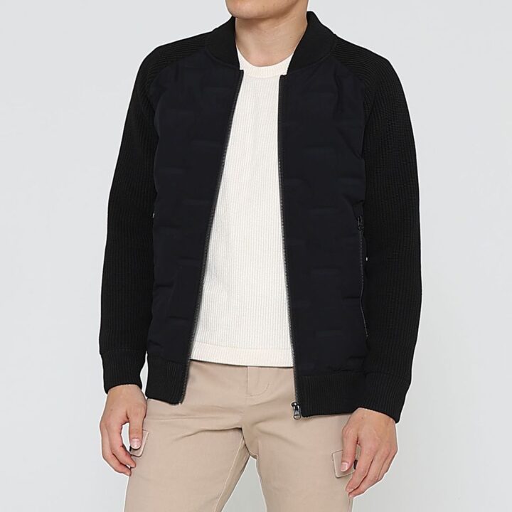 ニットコンビダウンジャケット