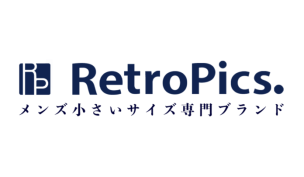 小さいサイズ専門メンズファッションブランドRetropics.のロゴ